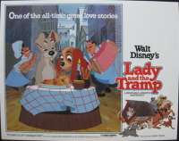 Lady And The Tramp Lobby Card Disney 1980 Re-Issue