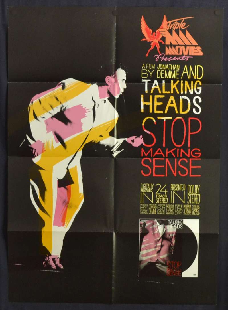 All About Movies Stop Making Sense Movie Poster Original One Sheet