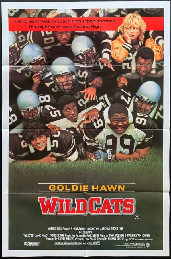 Wildcats Movie Poster Original One Sheet Goldie Hawn - All About Movies