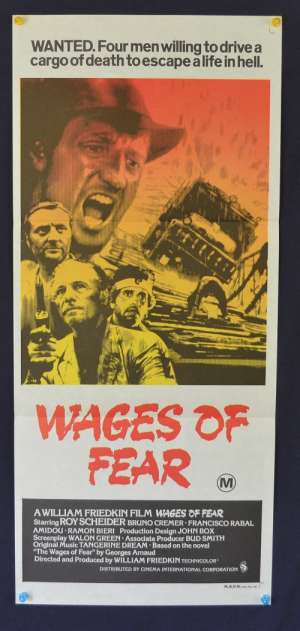 Wages Of Fear Daybill Movie poster