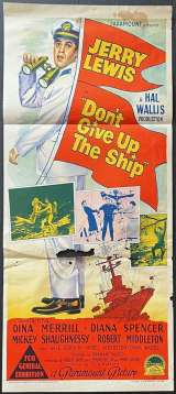 Don&#039;t Give Up The Ship Poster Daybill Original 1959 Jerry Lewis