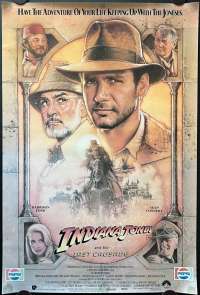 Indiana Jones And The Last Crusade Poster One Sheet Pepsi Orig Promo