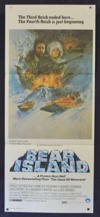 Bear Island Movie Poster Original Daybill 1979 Donald Sutherland Alistair MacLean