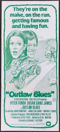 Outlaw Blues Daybill Movie poster