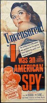 I Was An American Spy Poster Daybill Original 1951 War Ann Dvorak