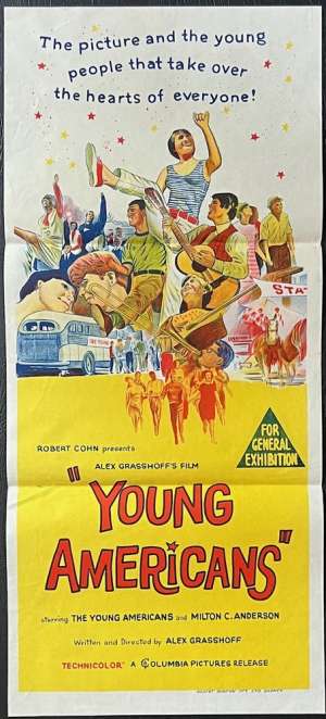 Young Americans Poster Daybill Original 1967 Music Documentary