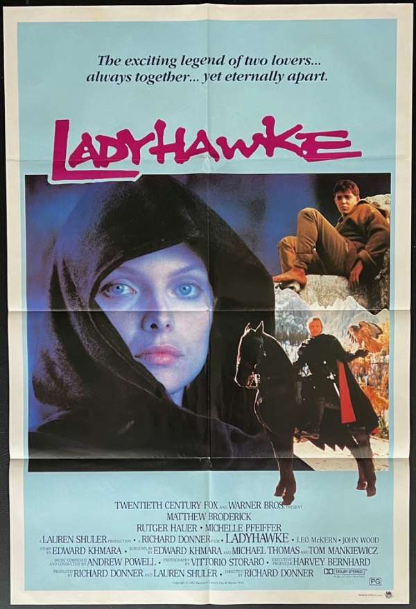 Ladyhawke 1985 Poster