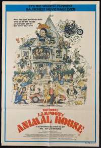 Animal House Poster Original One Sheet 1978 John Belushi Tim Matheson