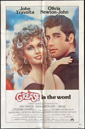 Grease Poster One Sheet USA Rare FIRST RELEASE Original 1978