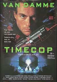 Timecop Poster One Sheet Rolled Original 1994 Jean-Claude Van Damme