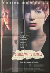 Single White Female Poster One Sheet Original 1992 Bridget Fonda