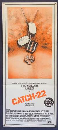 Catch 22 Poster Original Daybill First Release 1970 Alan Arkin Martin Balsam