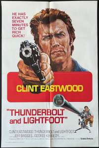 Thunderbolt And Lightfoot Poster One Sheet USA Original 1974 Eastwood