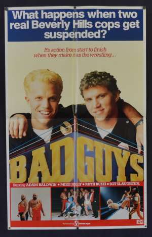 Bad Guys 1986 Mini One Sheet movie poster Adam Baldwin Mike Jolly