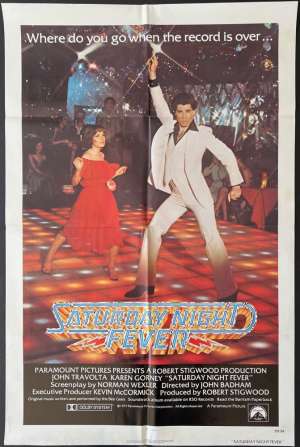 Saturday Night Fever Poster USA One Sheet Original International 1977
