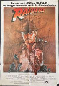 Raiders Of The Lost Ark Poster Original One Sheet 1981 Indiana Jones