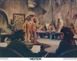 Planet Of The Apes Lobby Card 2 USA 11x14 Original 1968 Sci-Fi Heston