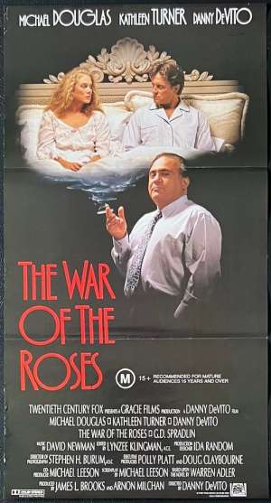 War Of The Roses Poster Daybill Original 1989 Michael Douglas