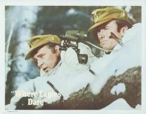 Where Eagles Dare Lobby Card 2 USA 11x14 Original 1968 Eastwood