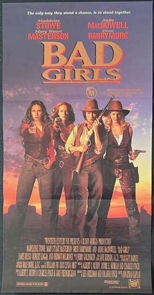 Bad Girls Daybill Poster 1994 Madeleine Stowe Mary Stuart Masterson