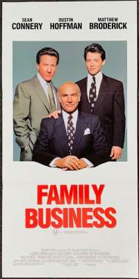 Family Business Poster Original Daybill 1989 Sean Connery Dustin Hoffman