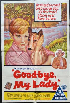 Good-bye My Lady Poster One Sheet Rare Original 1956 Walter Brennan