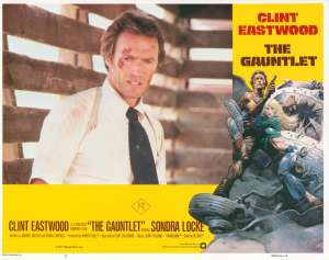 The Gauntlet Lobby Card 2 USA 11x14 Original 1977 Clint Eastwood