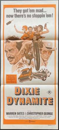 Dixie Dynamite Daybill Poster 1976 Warren Oates Steve McQueen