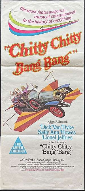 Chitty Chitty Bang Bang Daybill Poster Original 1969 Dick Van Dyke