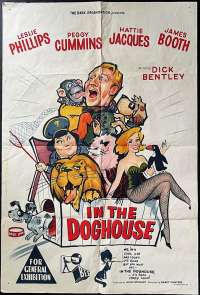 In The Doghouse Poster One Sheet Original 1962 Leslie Phillips