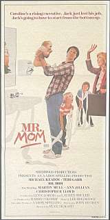 Mr Mom Poster Original Daybill Michael Keaton Teri Garr