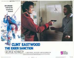 The Eiger Sanction Lobby Card 2 USA 11x14 Original 1975 Clint Eastwood