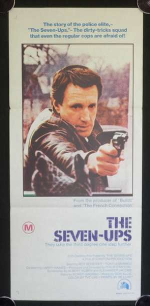 The Seven-Ups movie poster Daybill Roy Scheider