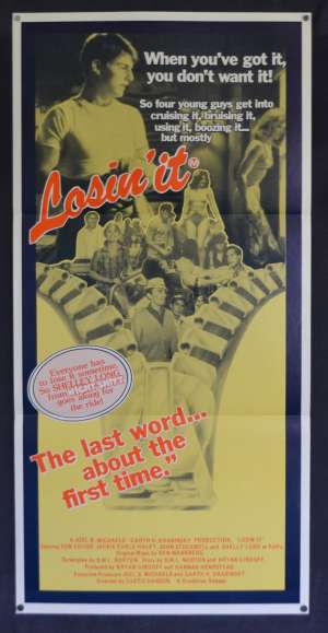 Losin It Movie Poster Original Daybill 1983 Tom Cruise Shelly Long